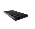 Heat Sink Black Anodised 0.48K/W 200x100x15mm